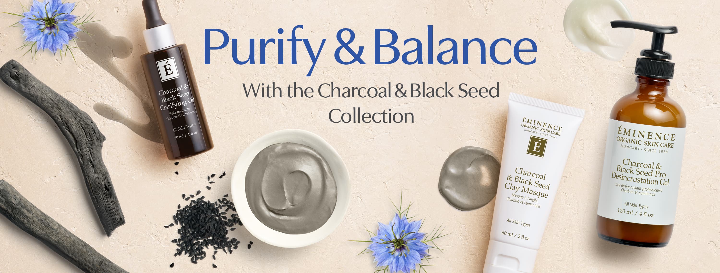 Eminence Organics Charcoal and Black Seed Collection Ottawa